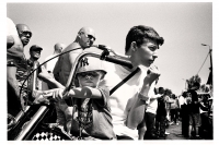 Les jeunes sont également de la fête avec leurs vélos customs. Horion-Hozémont, 2013.